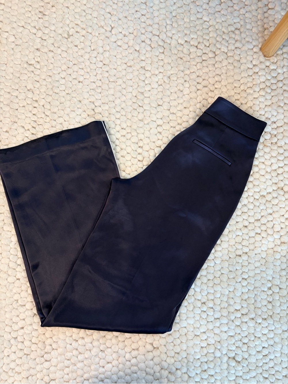 Aritzia Wilfred Clarisse Pants Navy Blue size 4 - Picture 4 of 12
